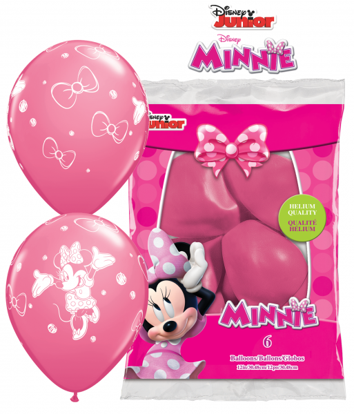 Latexballon Minnie Maus pink